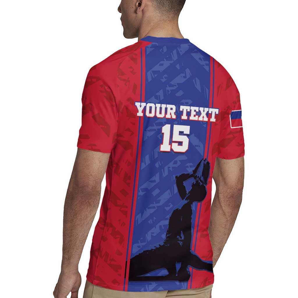 Custom Haiti Football Rugby Jersey Go Les Grenadiers - Wonder Print Shop