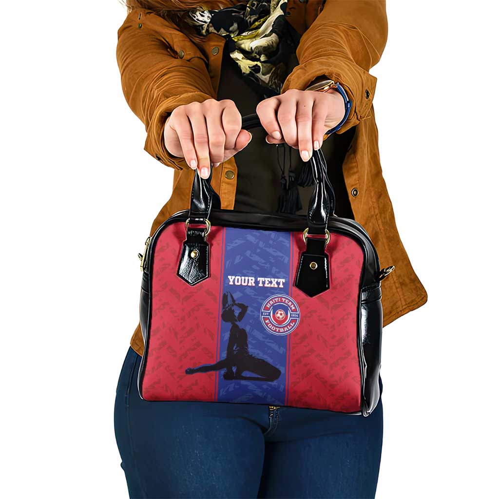 Custom Haiti Football Shoulder Handbag Go Les Grenadiers