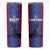 Custom Haiti Football Skinny Tumbler Go Les Grenadiers - Wonder Print Shop