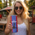 Custom Haiti Football Skinny Tumbler Go Les Grenadiers - Wonder Print Shop