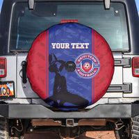 Custom Haiti Football Spare Tire Cover Go Les Grenadiers - Wonder Print Shop