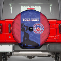 Custom Haiti Football Spare Tire Cover Go Les Grenadiers - Wonder Print Shop