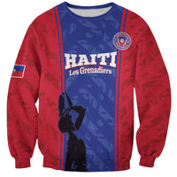 Custom Haiti Football Sweatshirt Go Les Grenadiers - Wonder Print Shop