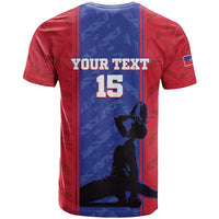Custom Haiti Football T Shirt Go Les Grenadiers - Wonder Print Shop