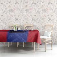 Custom Haiti Football Tablecloth Go Les Grenadiers - Wonder Print Shop