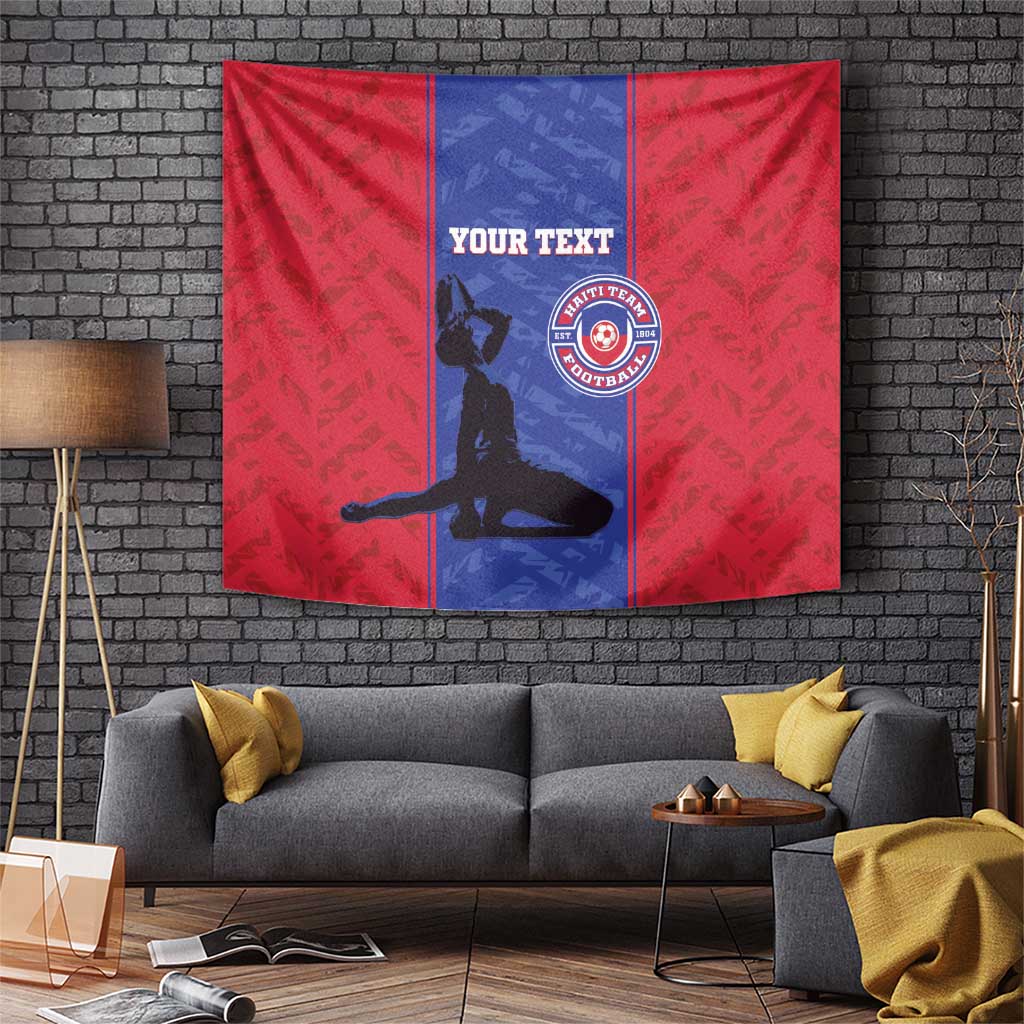 Custom Haiti Football Tapestry Go Les Grenadiers - Wonder Print Shop
