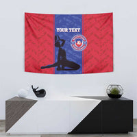 Custom Haiti Football Tapestry Go Les Grenadiers - Wonder Print Shop