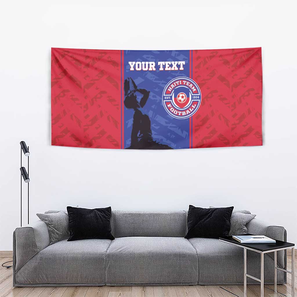 Custom Haiti Football Tapestry Go Les Grenadiers - Wonder Print Shop