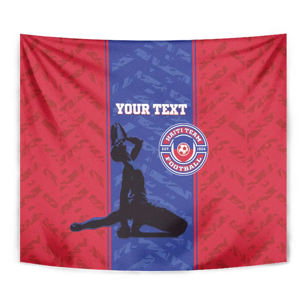 Custom Haiti Football Tapestry Go Les Grenadiers - Wonder Print Shop