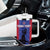 Custom Haiti Football Tumbler With Handle Go Les Grenadiers - Wonder Print Shop