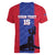 Custom Haiti Football Women V-Neck T-Shirt Go Les Grenadiers - Wonder Print Shop