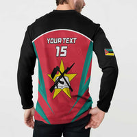 Custom Mozambique Football Button Sweatshirt Go Os Mambas - Wonder Print Shop