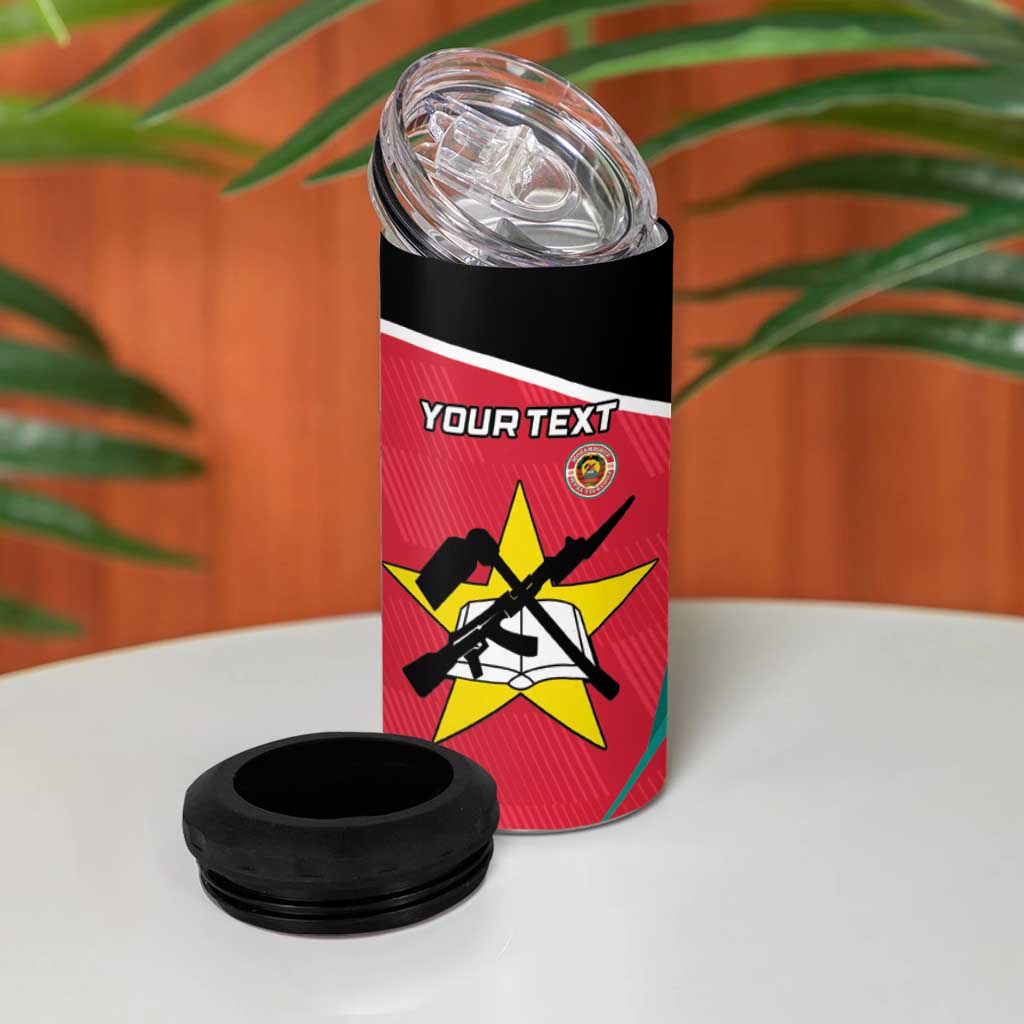 Custom Mozambique Football 4 in 1 Can Cooler Tumbler Go Os Mambas - Wonder Print Shop