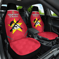 Custom Mozambique Football Car Seat Cover Go Os Mambas - Wonder Print Shop