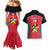 Custom Mozambique Football Couples Matching Mermaid Dress and Hawaiian Shirt Go Os Mambas - Wonder Print Shop