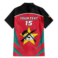 Custom Mozambique Football Family Matching Mermaid Dress and Hawaiian Shirt Go Os Mambas - Wonder Print Shop