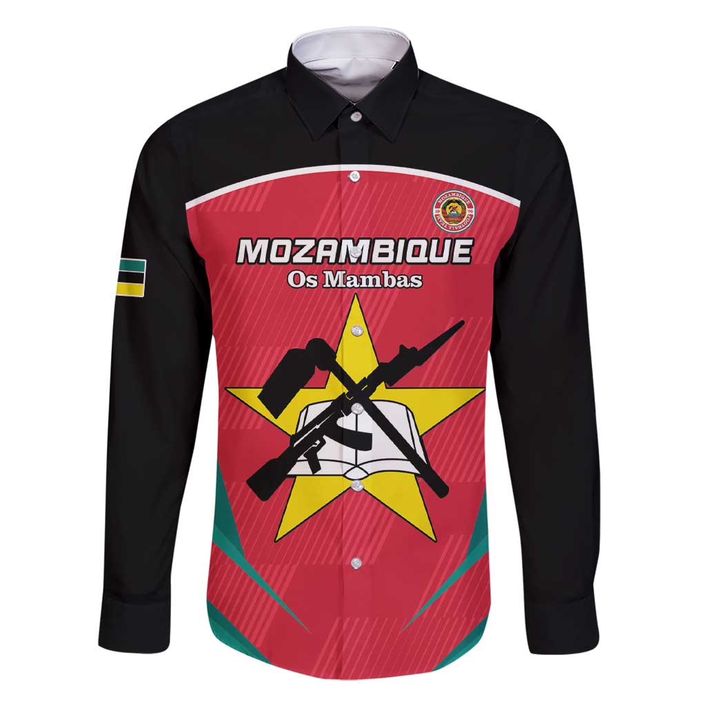 Custom Mozambique Football Family Matching Short Sleeve Bodycon Dress and Hawaiian Shirt Go Os Mambas - Wonder Print Shop