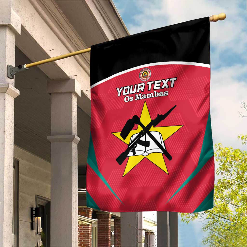 Custom Mozambique Football Garden Flag Go Os Mambas - Wonder Print Shop