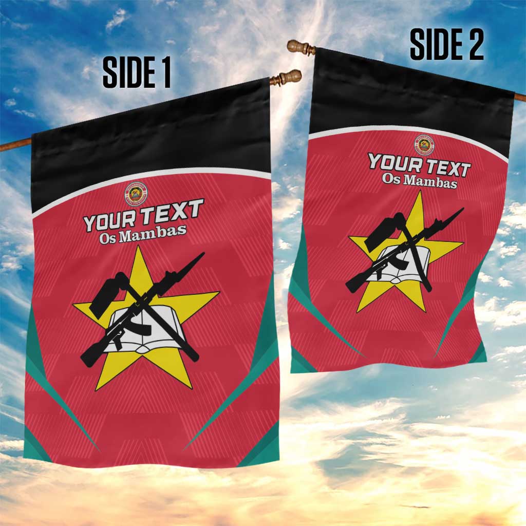 Custom Mozambique Football Garden Flag Go Os Mambas - Wonder Print Shop