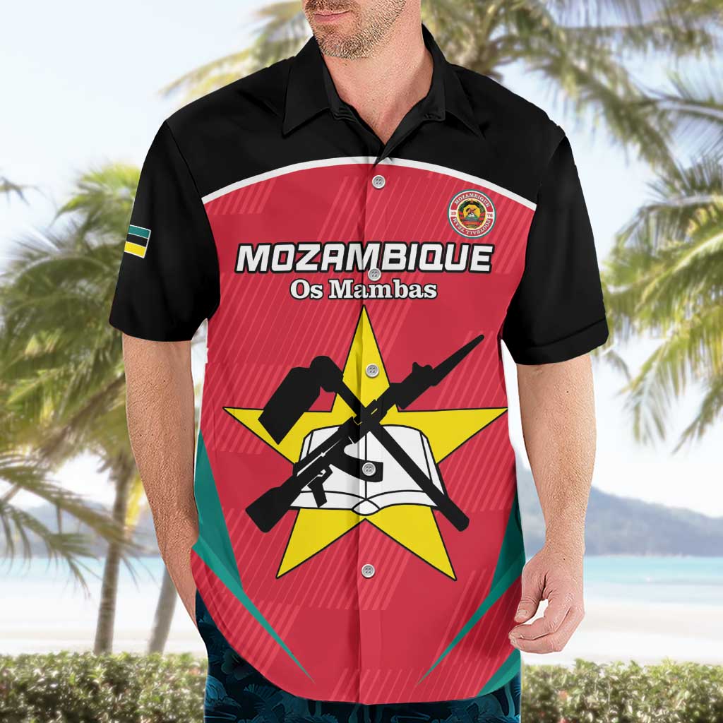 Custom Mozambique Football Hawaiian Shirt Go Os Mambas - Wonder Print Shop