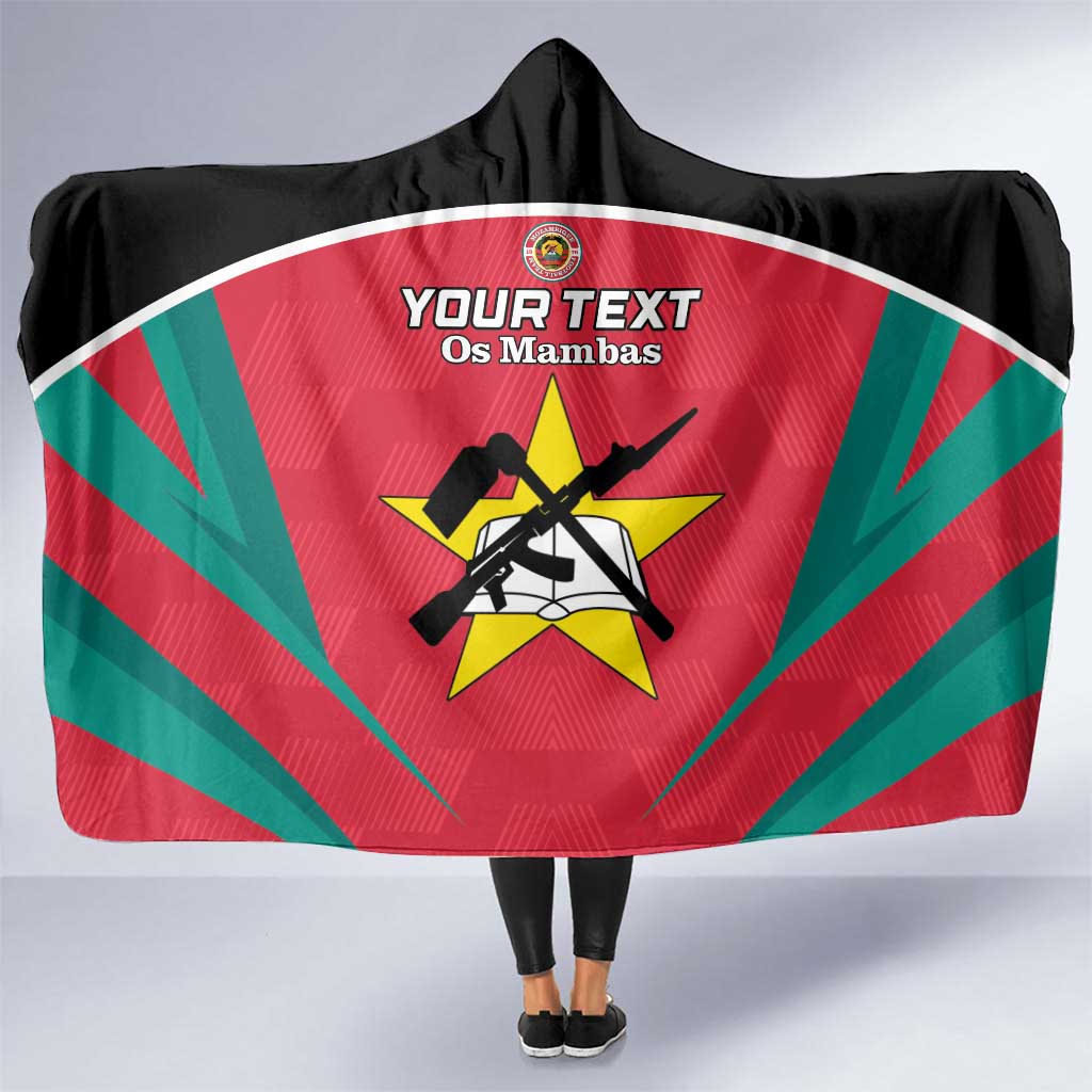 Custom Mozambique Football Hooded Blanket Go Os Mambas