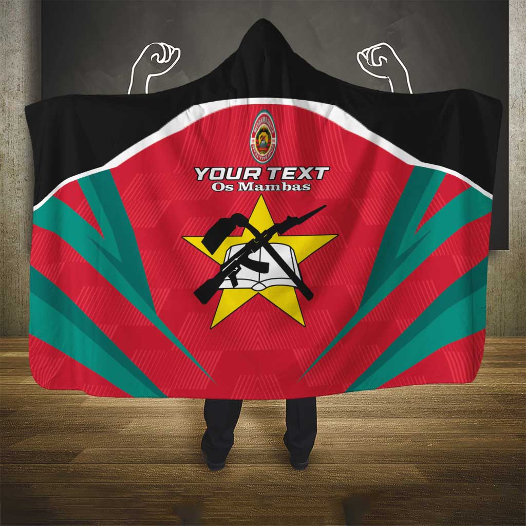 Custom Mozambique Football Hooded Blanket Go Os Mambas