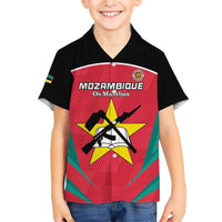 Custom Mozambique Football Kid Hawaiian Shirt Go Os Mambas - Wonder Print Shop