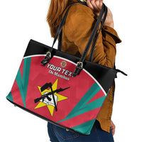 Custom Mozambique Football Leather Tote Bag Go Os Mambas - Wonder Print Shop