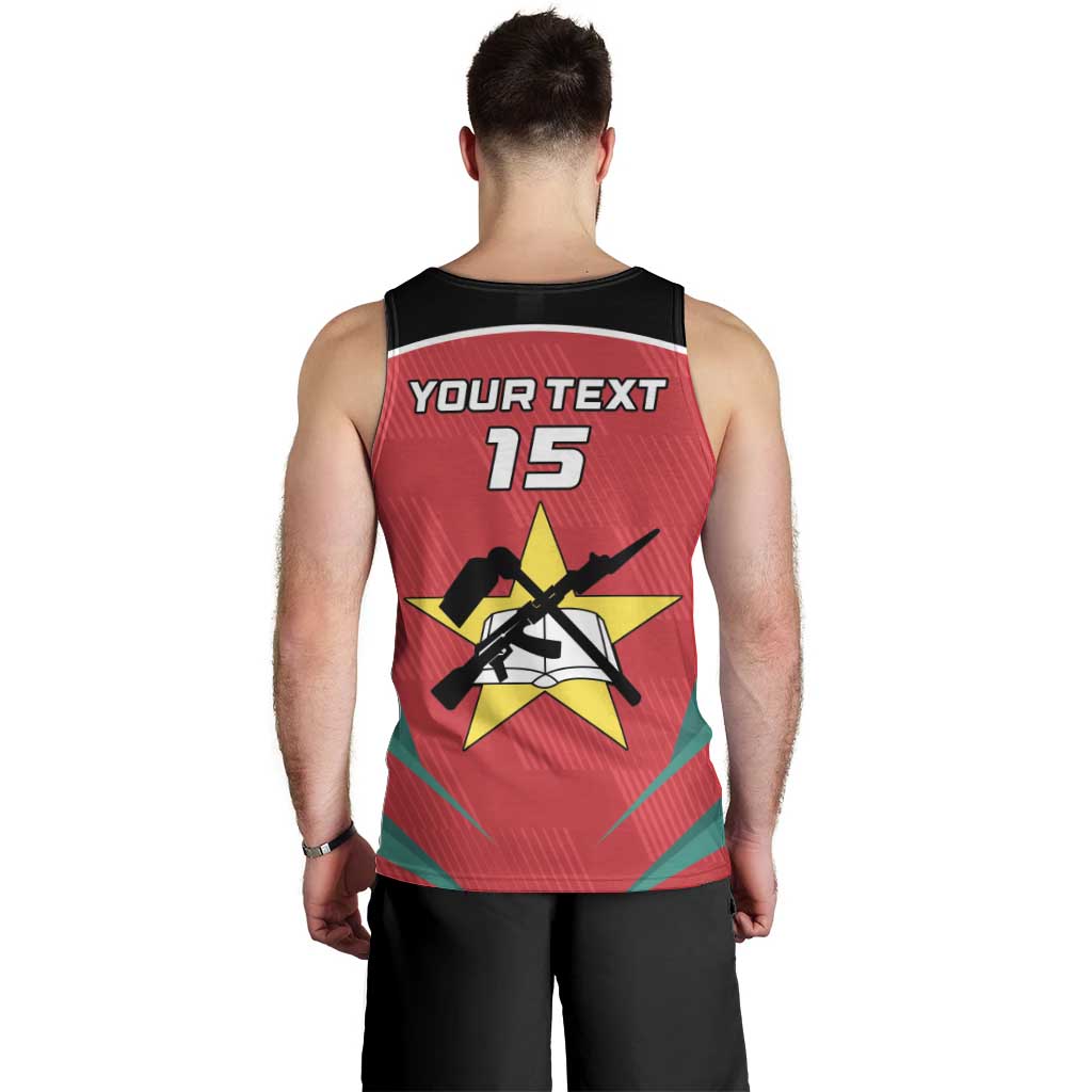 Custom Mozambique Football Men Tank Top Go Os Mambas - Wonder Print Shop