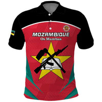 Custom Mozambique Football Polo Shirt Go Os Mambas - Wonder Print Shop