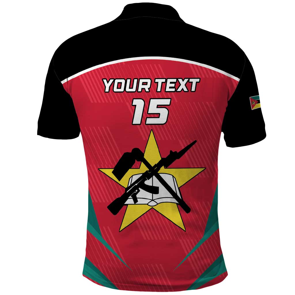 Custom Mozambique Football Polo Shirt Go Os Mambas - Wonder Print Shop