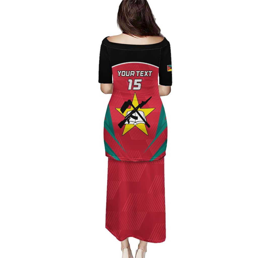 Custom Mozambique Football Puletasi Go Os Mambas - Wonder Print Shop