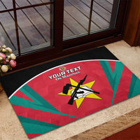 Custom Mozambique Football Rubber Doormat Go Os Mambas - Wonder Print Shop