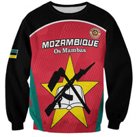 Custom Mozambique Football Sweatshirt Go Os Mambas - Wonder Print Shop