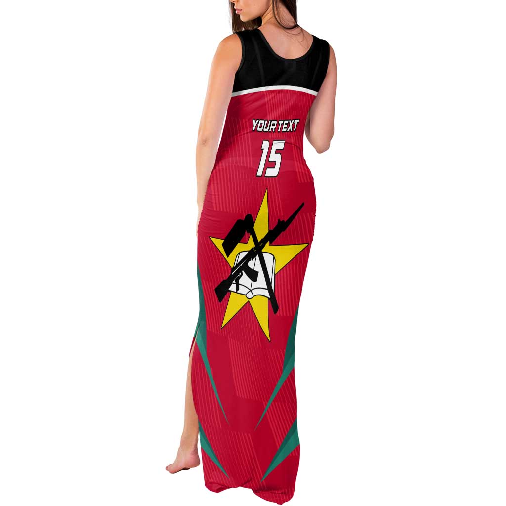 Custom Mozambique Football Tank Maxi Dress Go Os Mambas - Wonder Print Shop