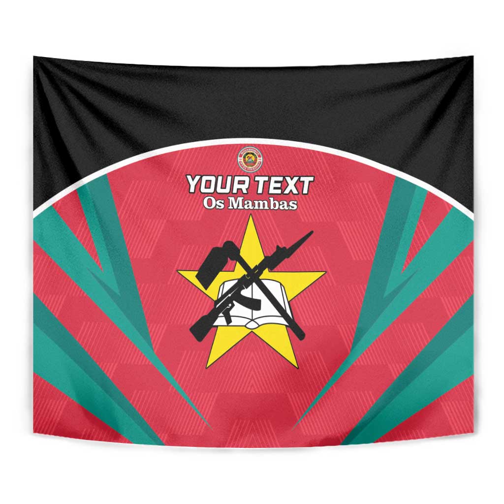 Custom Mozambique Football Tapestry Go Os Mambas - Wonder Print Shop
