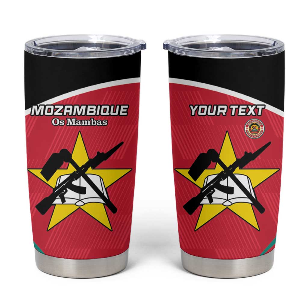 Custom Mozambique Football Tumbler Cup Go Os Mambas - Wonder Print Shop