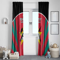 Custom Mozambique Football Window Curtain Go Os Mambas - Wonder Print Shop