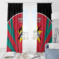 Custom Mozambique Football Window Curtain Go Os Mambas - Wonder Print Shop