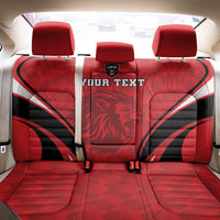 Custom Libya Football Back Car Seat Cover Go Fursan al-Mutawasit - Wonder Print Shop
