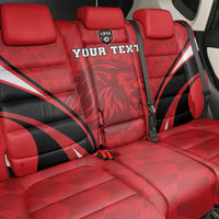 Custom Libya Football Back Car Seat Cover Go Fursan al-Mutawasit - Wonder Print Shop