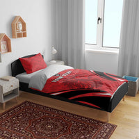 Custom Libya Football Bedding Set Go Fursan al-Mutawasit - Wonder Print Shop