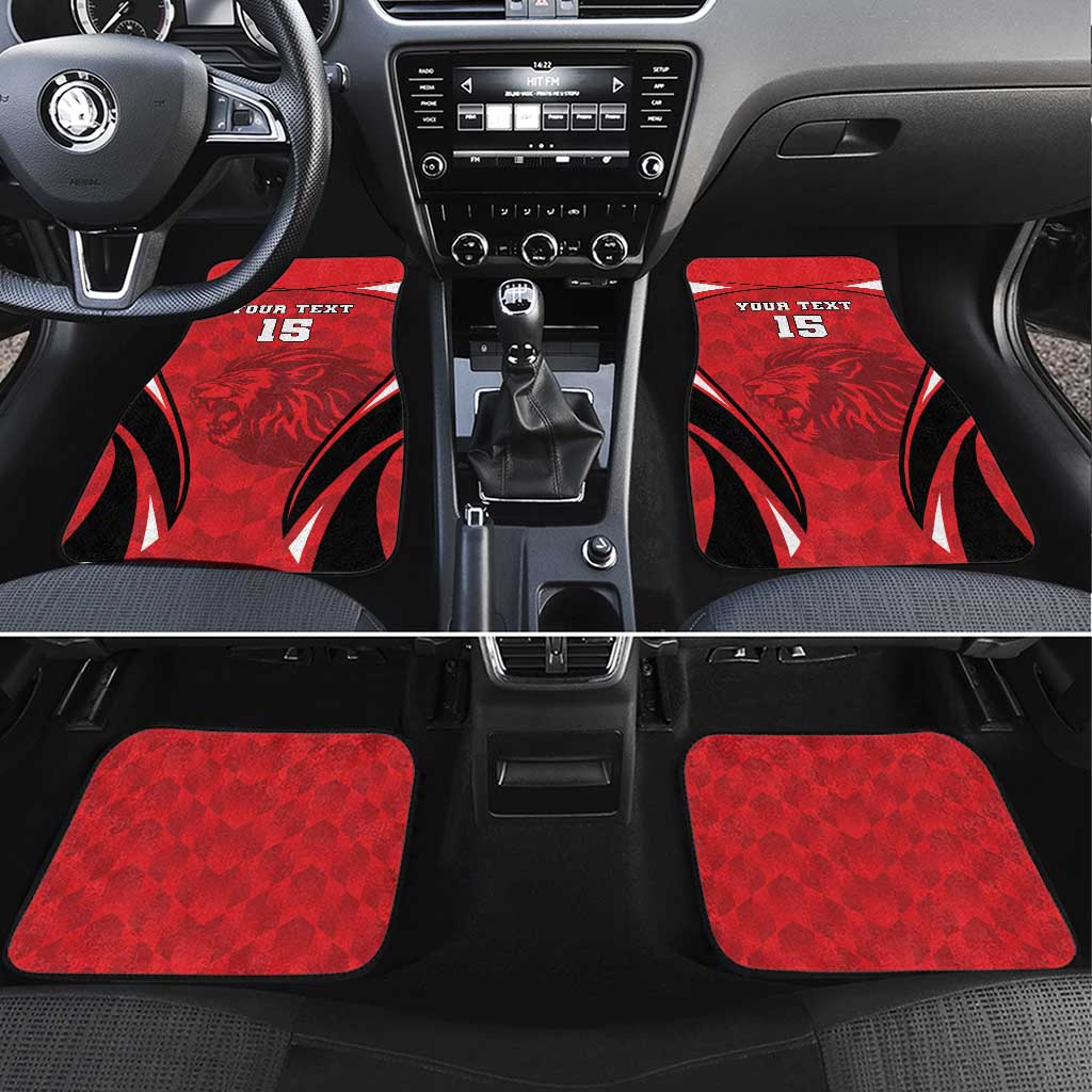 Custom Libya Football Car Mats Go Fursan al-Mutawasit - Wonder Print Shop