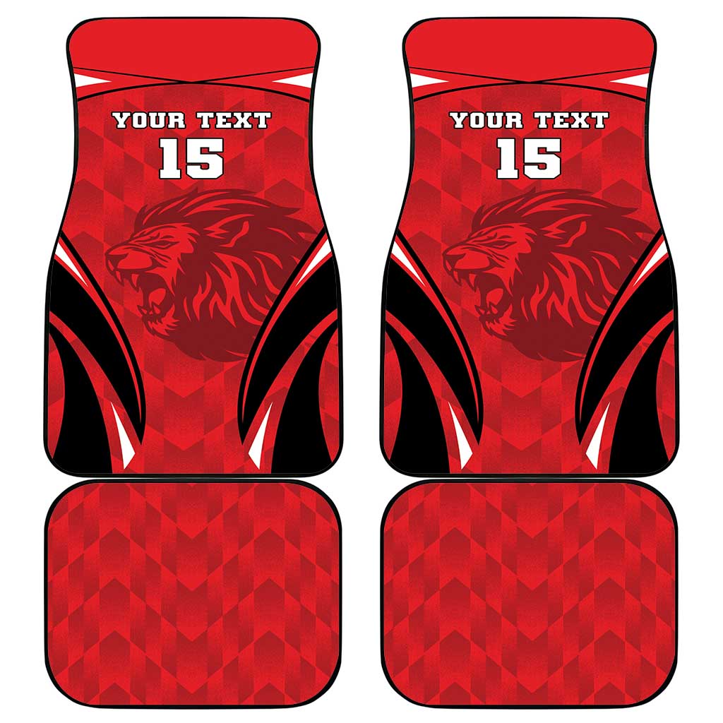 Custom Libya Football Car Mats Go Fursan al-Mutawasit - Wonder Print Shop