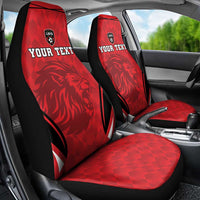 Custom Libya Football Car Seat Cover Go Fursan al-Mutawasit - Wonder Print Shop