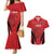 Custom Libya Football Couples Matching Mermaid Dress and Hawaiian Shirt Go Fursan al-Mutawasit - Wonder Print Shop