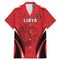 Custom Libya Football Family Matching Mermaid Dress and Hawaiian Shirt Go Fursan al-Mutawasit - Wonder Print Shop