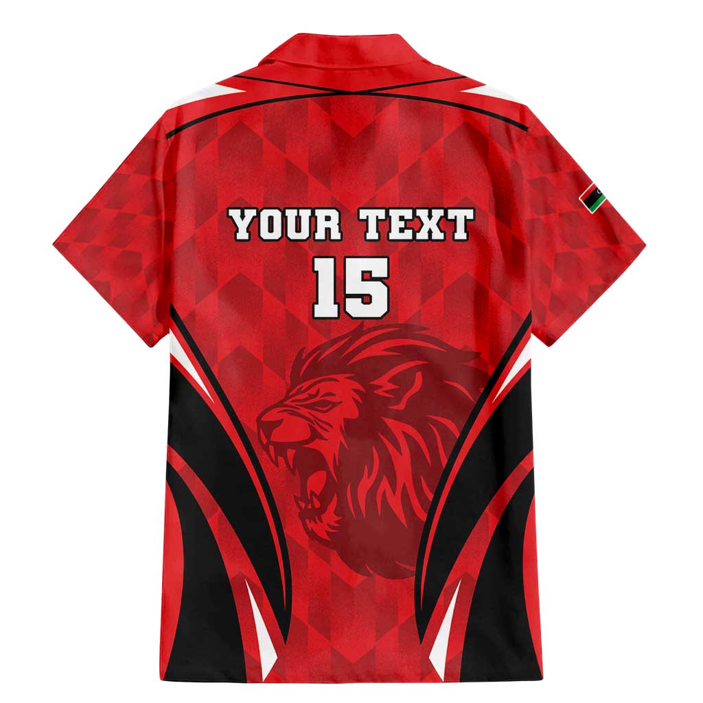 Custom Libya Football Family Matching Mermaid Dress and Hawaiian Shirt Go Fursan al-Mutawasit - Wonder Print Shop