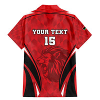 Custom Libya Football Family Matching Mermaid Dress and Hawaiian Shirt Go Fursan al-Mutawasit - Wonder Print Shop