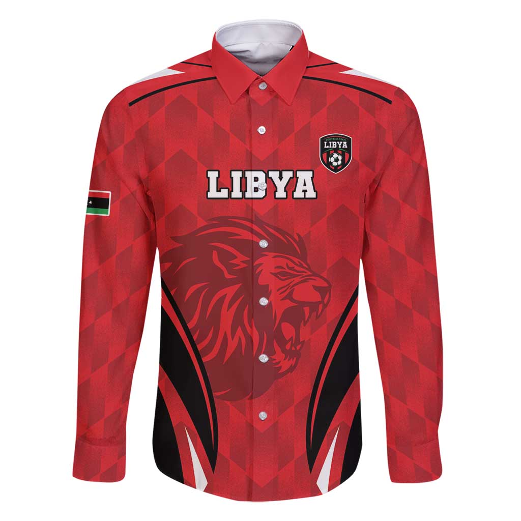 Custom Libya Football Family Matching Off Shoulder Maxi Dress and Hawaiian Shirt Go Fursan al-Mutawasit - Wonder Print Shop